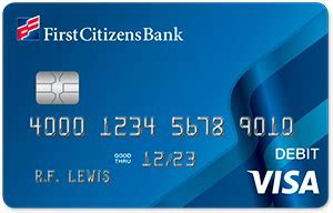 first citizens bank visa debit card